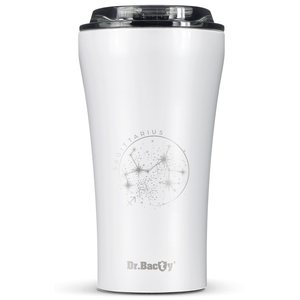 Dr.Bacty Apollo 2.0 - Kubek termiczny na kawę - "Strzelec" - 360 ml - Glossy White
