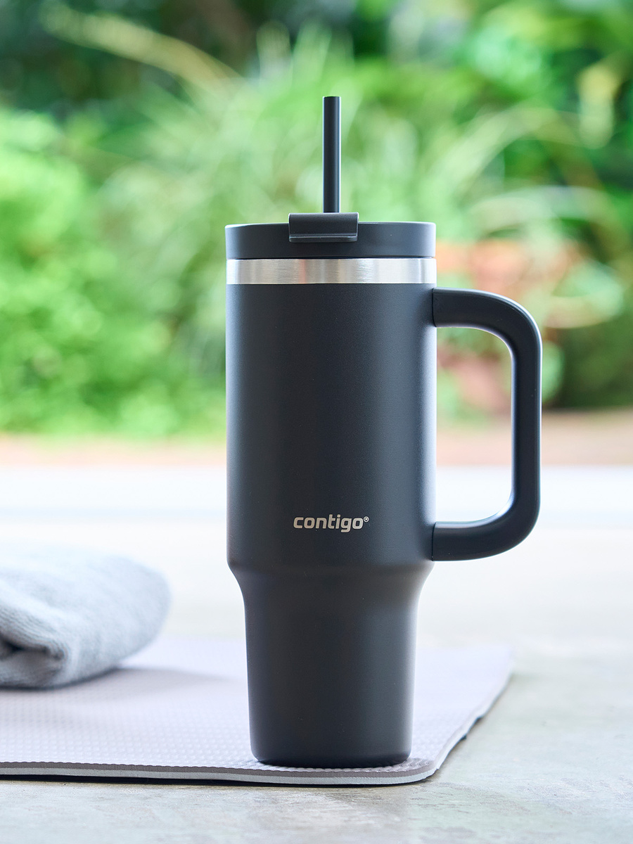 Contigo Streeterville Tumbler Mini - Kubek termiczny ze słomką - 880 ml - Licorice