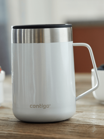 Contigo Streeterville - Kubek termiczny z uchem - 420 ml - Biały