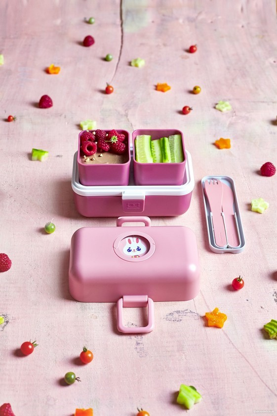 Monbento Sztućce podróżne Pocket Color Pink Blush