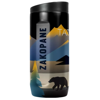 Kubek na napoje Dr.Bacty Notus 360 ml - Zakopane - czarny