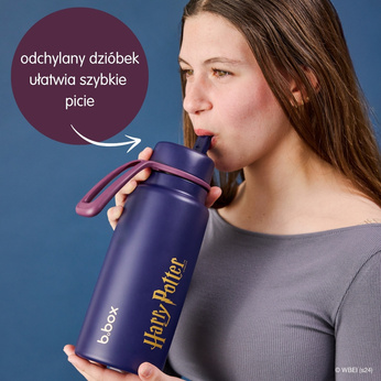 B.Box Harry Potter Butelka termiczna ze składanym ustnikiem – termos ze stali nierdzewnej 1L
