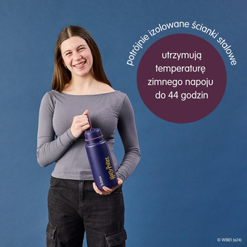 B.Box Harry Potter Butelka termiczna ze składanym ustnikiem – termos ze stali nierdzewnej 1L