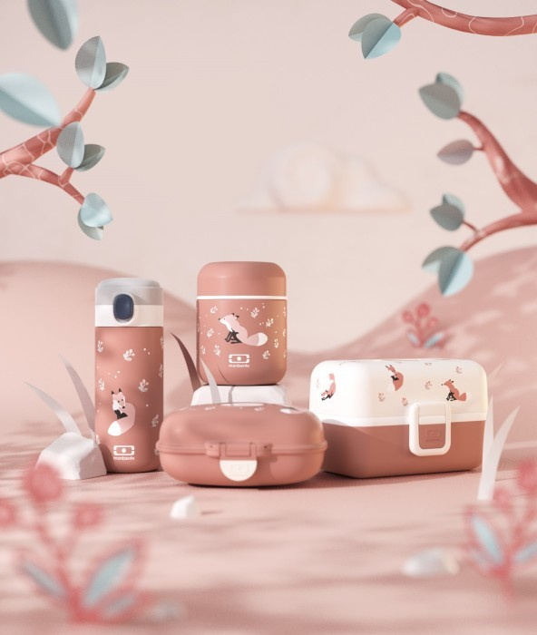 Monbento Lunchbox dziecięcy Gram Graphic Fox