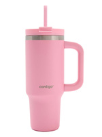 Contigo Streeterville Tumbler Mini - Kubek termiczny ze słomką - 880 ml - Strawberry Cream