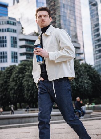 Kubek termiczny na kawę Contigo Huron 2.0 590ml - Blue Corn