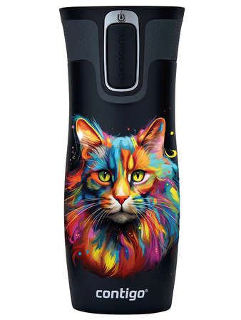 Contigo West Loop 2.0 - Kubek termiczny - 470ml - Kot - Czarny