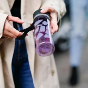 Butelka Aladdin Aveo 350ml - Basil Green Print