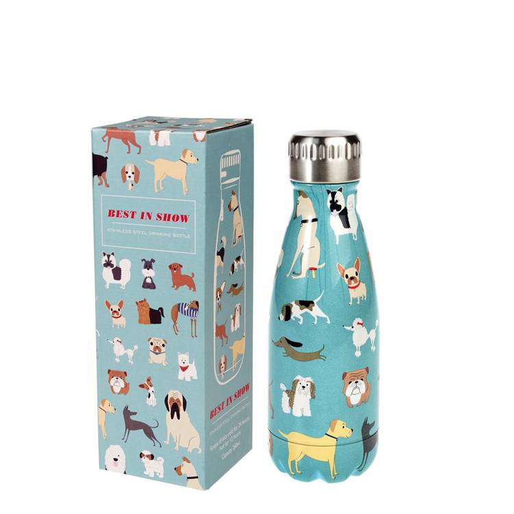 Rex London Butelka termiczna stalowa 260 ml Psy