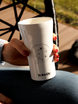 Dr.Bacty Apollo 2.0 - Kubek termiczny na kawę - "Waga" - 360 ml - Glossy White