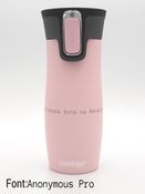 Contigo West Loop - Kubek termiczny z grawerem - 470ml - różowy Mat