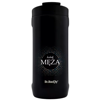 Dr.Bacty Notus - Kubek na napoje - 360 ml - Dla męża - czarny