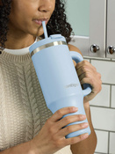 Contigo Streeterville Tumbler - Kubek termiczny ze słomką - 1200 ml - Glacier