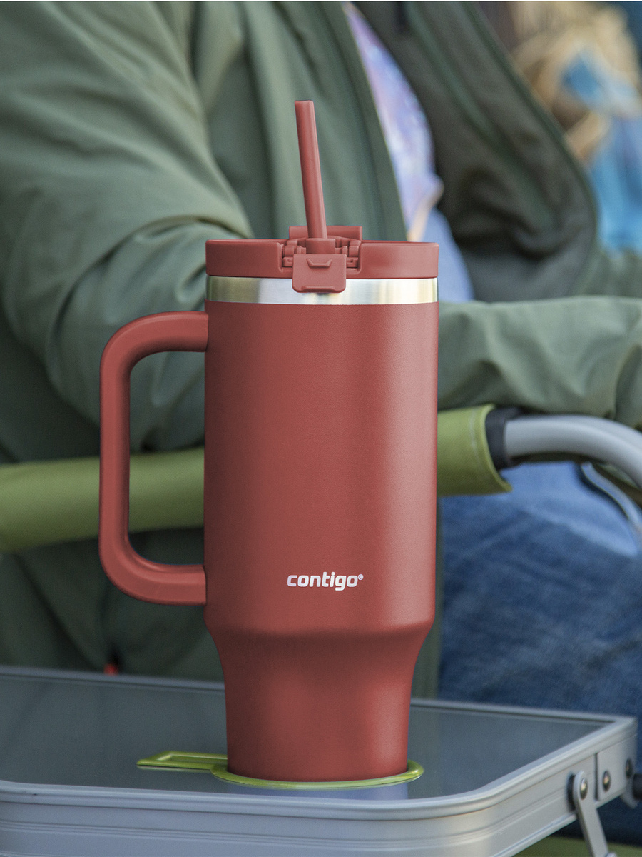 Contigo Streeterville Tumbler - Kubek termiczny ze słomką - 1200 ml - Goji Berry