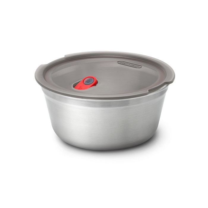 Black+Blum Lunchbox stalowy okrągły 0,95l. Multifunction