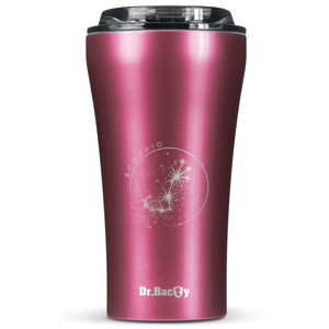Dr.Bacty Apollo 2.0 - Kubek termiczny na kawę - 360 ml "Skorpion" - Pink