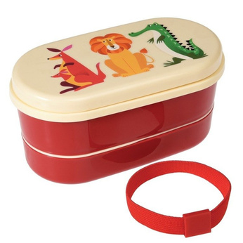 Rex London Lunchbox Bento Kolorowe zwierzęta