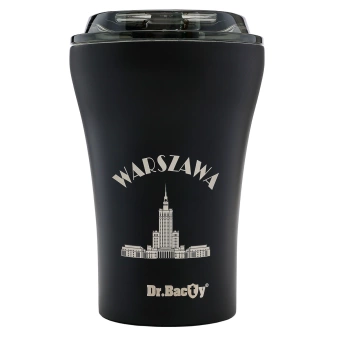 Dr.Bacty Apollo - Kubek termiczny do kawy z powłoką ceramiczną - 227 ml - czarny - Warszawa