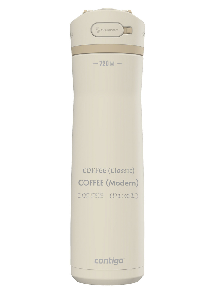 Butelka termiczna na wodę Contigo Ashland 2.0 Chill 720 ml - Oatmilk - Z Twoim grawerem