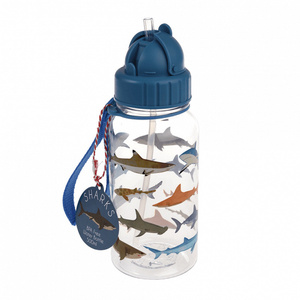 Rex London Bidon ze słomką 500ml Rekiny