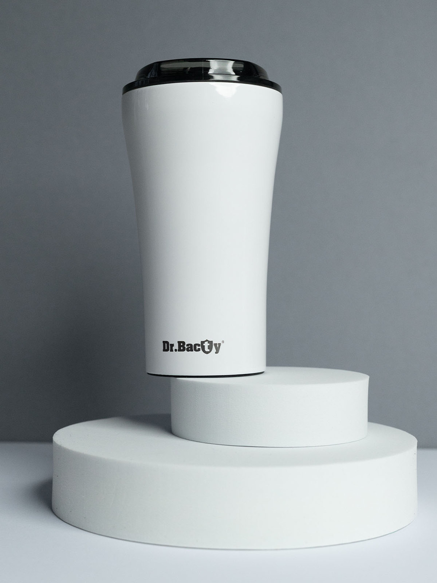 Dr.Bacty Apollo 2.0 - Kubek termiczny na kawę - 360 ml - Glossy White - powystawowy