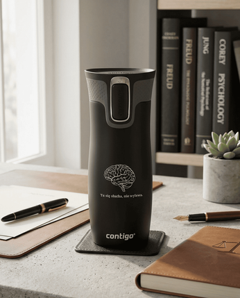 Contigo West Loop 2.0 - Kubek termiczny dla Psychologa - 470 ml - czarny