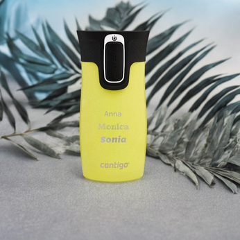 Kubek termiczny z grawerem Contigo West Loop Mini 300ml - Limelight
