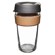 Kubek wielorazowy szklany KeepCup Brew Cork Press - 340ml