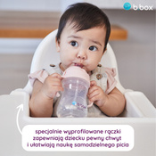 B.Box Bidon ze słomką 240ml Azure