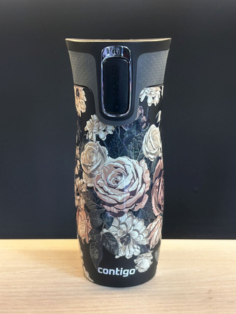 Contigo West Loop 2.0 - Kubek termiczny - 470ml - Glamour Kwiaty - czarny