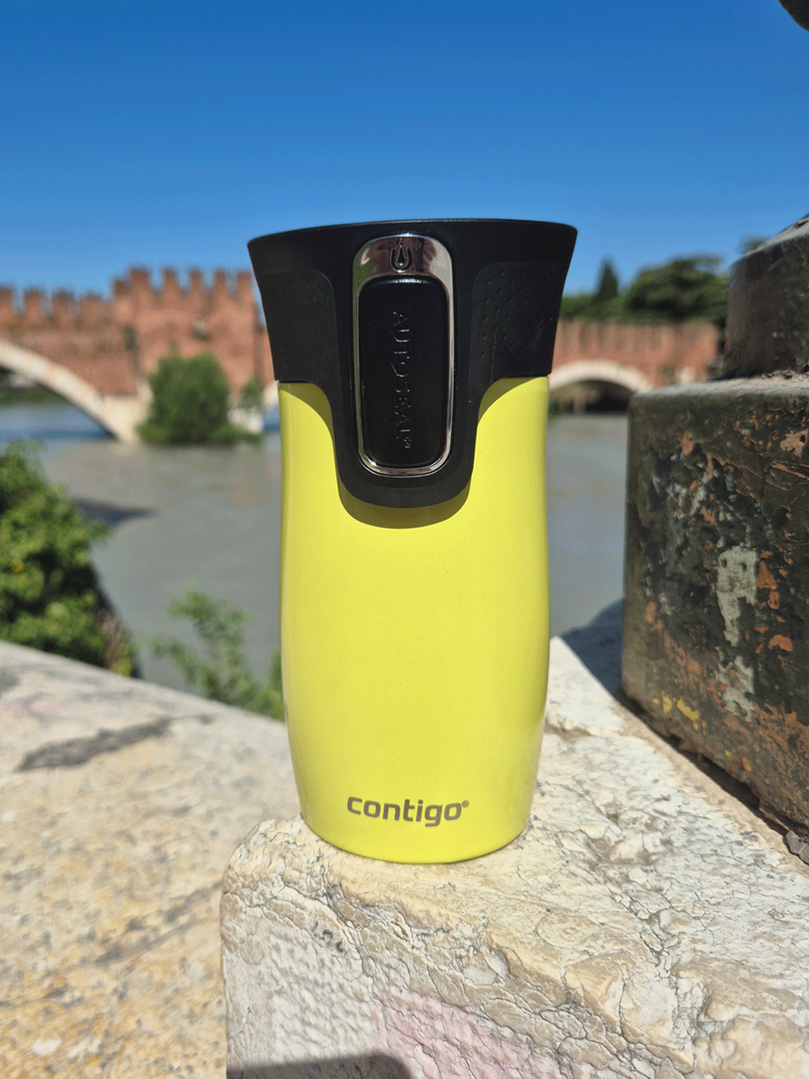 Contigo West Loop Mini - Kubek termiczny - 300ml - żółty metalik