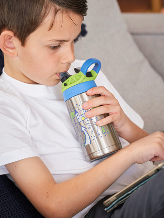 Contigo Easy Clean - Bidon termiczny dla dziecka - 380ml Zielony Smok