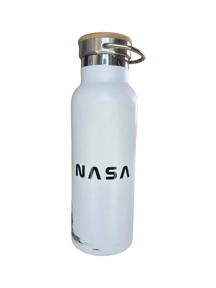 Dr.Bacty Iris - Butelka termiczna stalowa - 500 ml - Biała - NASA