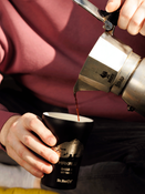 Dr.Bacty Apollo - Kubek termiczny do kawy - 227 ml - Makalu - czarny