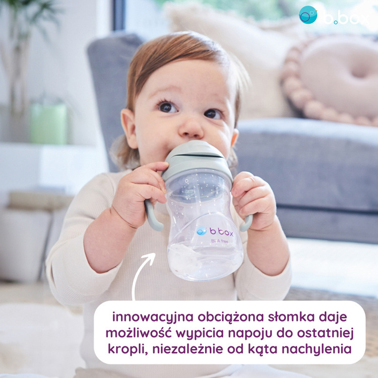B.Box Bidon ze słomką 240ml Sage