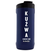 Dr.Bacty Notus - Kubek termiczny na kawę 2w1 - 360 ml - Kuźwa - granatowy