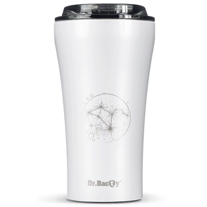 Dr.Bacty Apollo 2.0 - Kubek termiczny na kawę - "Lew" - 360 ml - Glossy White