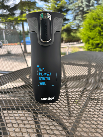 Contigo West Loop 2.0 - Kubek termiczny - 470 ml - Pierwszy bohater syna - Czarny Mat