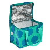 Rex London Torba termiczna na lunch Kropki niebiesko-turkusowa