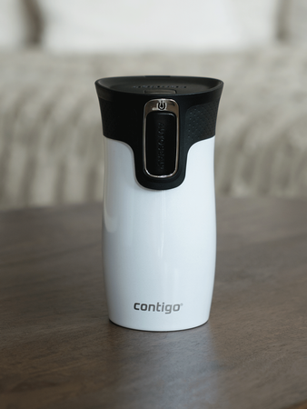 Contigo West Loop Mini - Kubek termiczny - 300ml - Biały metalik