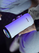 Dr.Bacty Notus - Kubek termiczny na kawę 2w1 - 360 ml - biały