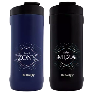 Zestaw kubków termicznych dla zakochanych Dr.Bacty Notus 360 ml