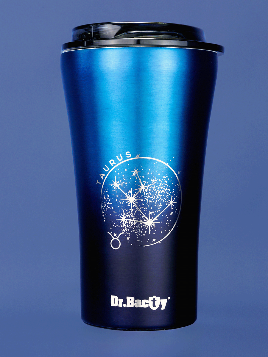Dr.Bacty Apollo 2.0 - Kubek termiczny na kawę - "Byk" - 360 ml - Monaco Blue