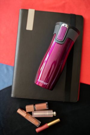 Contigo West Loop 2.0 - Kubek termiczny - 470ml - Koń - Malinowy