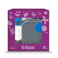 b.Box Zestaw Prezentowy Mini Lunchbox + Bidon ze Słomką 450ml Blue Slate