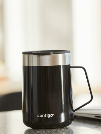 Contigo Streeterville - Kubek termiczny z uchem - 420 ml - Czarny