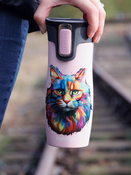 Contigo West Loop 2.0 - Kubek termiczny - 470ml - Kot - różowy Mat