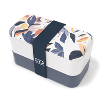 Monbento Lunchbox Bento Original Graphic Blue Vegetal