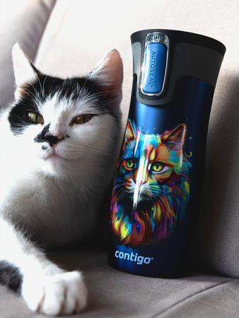Contigo West Loop 2.0 - Kubek termiczny - 470ml - Kot - Granatowy