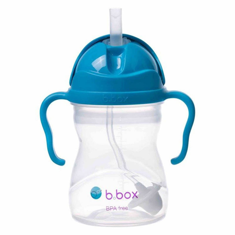 B.Box Bidon ze słomką 240ml kobaltowy